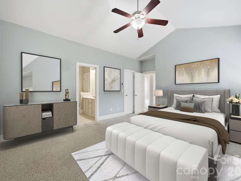 805 Celbridge Court, Charlotte, NC 28270.  MLS# CAR4386155, YatesRealty ID 26389. Virtual Staging - Primary Bedroom 