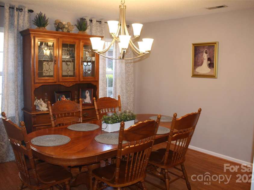 107 Prestwick Court, Salisbury, NC 28146.  MLS# CAR4314400, YatesRealty ID 2639. Dining room