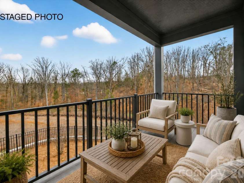 212 Ferebee Place, Charlotte, NC 28213.  MLS# CAR4335439, YatesRealty ID 2639. Covered Terrace *Virtually Staged*
