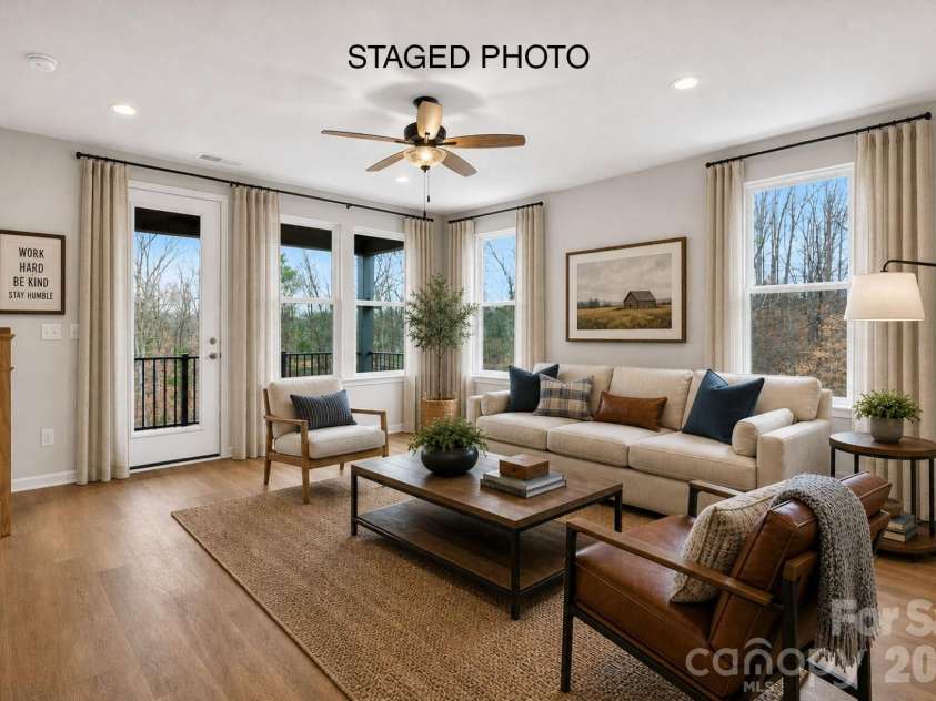 212 Ferebee Place, Charlotte, NC 28213.  MLS# CAR4335439, YatesRealty ID 2639. Living Room *Virtually Staged*