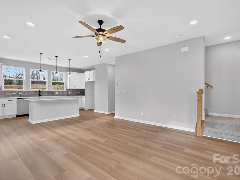 212 Ferebee Place, Charlotte, NC 28213.  MLS# CAR4335439, YatesRealty ID 2639. Living Room/Kitchen