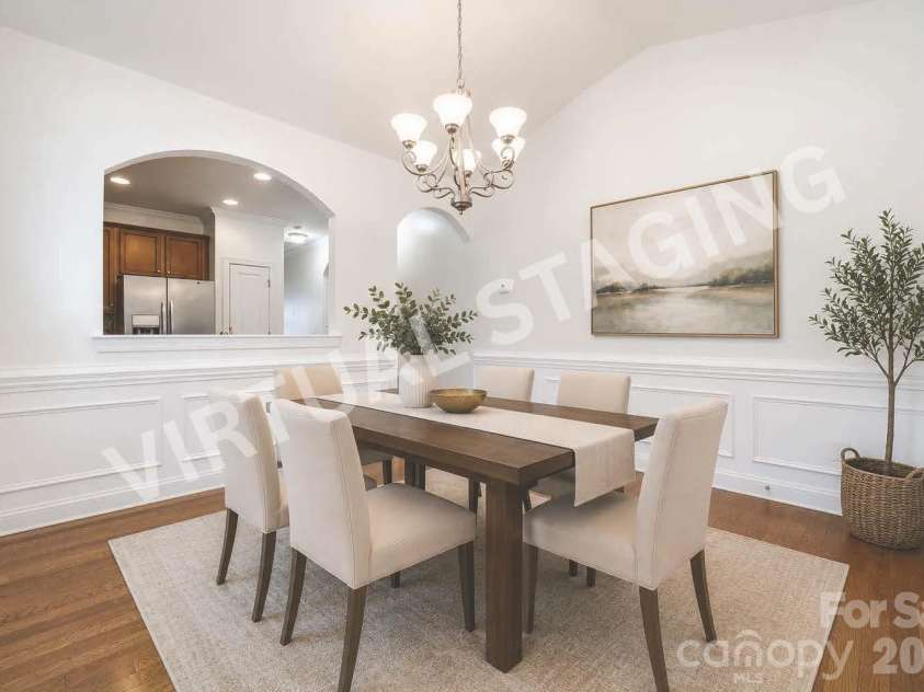 4127 Twenty Grand Drive, Indian Trail, NC 28079.  MLS# CAR4380595, YatesRealty ID 26391. Dining Room - Virtually staged