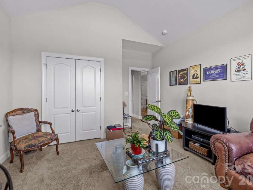 4697 Rinaldo Road, York, SC 29745.  MLS# CAR4380475, YatesRealty ID 26392. Front bedroom with vaulted ceiling