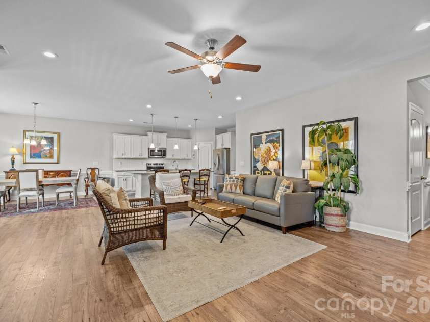 4697 Rinaldo Road, York, SC 29745.  MLS# CAR4380475, YatesRealty ID 26392. Open floorplan with living room, dining area and kitchen