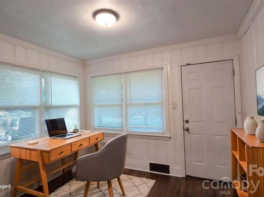 1662 Browns Avenue, Charlotte, NC 28208.  MLS# CAR4385030, YatesRealty ID 26393. Virtually Staged Bedroom/Office