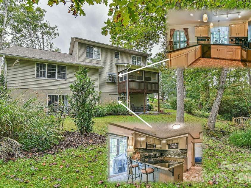 145 Fox Glen Drive, Arden, NC 28704.  MLS# CAR4134713, YatesRealty ID 26394. 2 full kitchens, main and lower levels