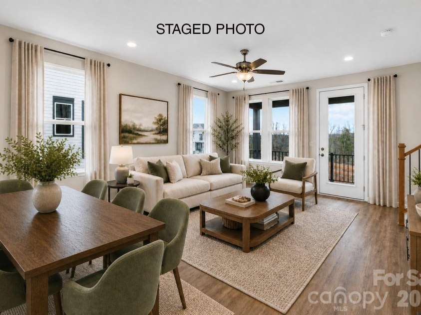 228 Ferebee Place, Charlotte, NC 28213.  MLS# CAR4335382, YatesRealty ID 2640. Living Room *Virtually Staged*