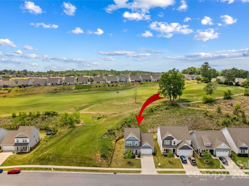 194 Canada Drive, Statesville, NC 28677.  MLS# CAR4251163, YatesRealty ID 26402. Front aerial view