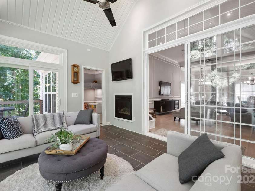 7025 Sedgebrook Drive, Stanley, NC 28164.  MLS# CAR4276849, YatesRealty ID 26407. Bonus Gas Fireplace for Cozy Winter Evenings.