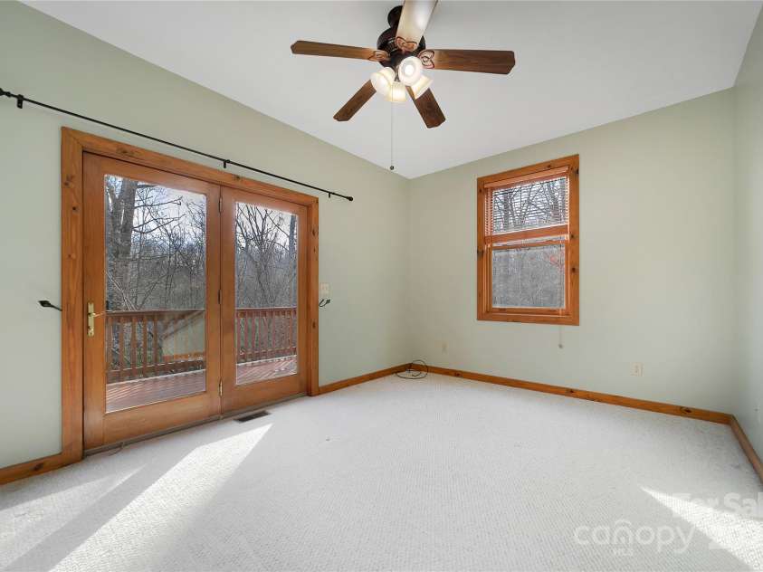 42 Tsitsi Court, Brevard, NC 28712.  MLS# CAR4326496, YatesRealty ID 2641. 2nd bedroom