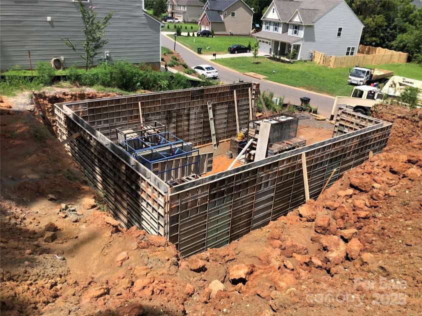 2117 Middlebridge Court, Fort Mill, SC 29715.  MLS# CAR4270419, YatesRealty ID 2642. Foundation prep