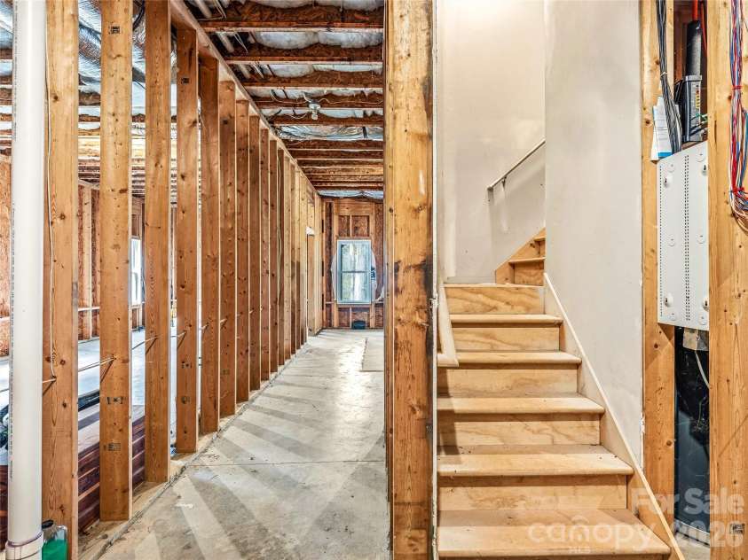 61 Village Pointe Lane, Asheville, NC 28803.  MLS# CAR4367840, YatesRealty ID 26421. Full unfinished walk out basement