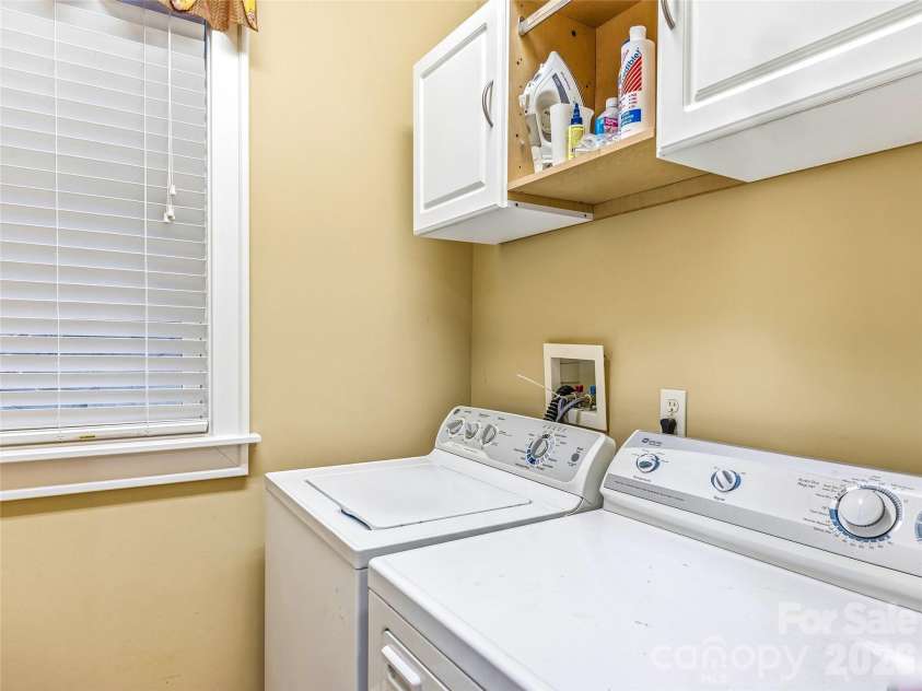 61 Village Pointe Lane, Asheville, NC 28803.  MLS# CAR4367840, YatesRealty ID 26421. Laundry room on main level