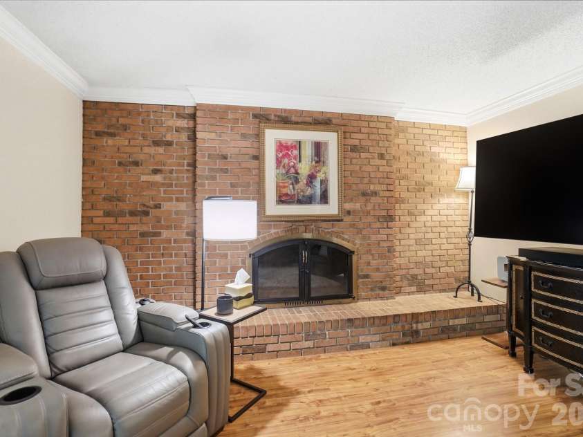 201 Hickory Hill Lane, Stanley, NC 28164.  MLS# CAR4387787, YatesRealty ID 26425. Wood Burning Fireplace