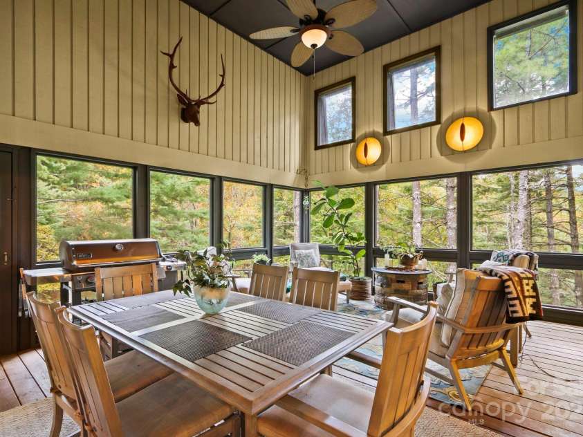 198 Little Harbour None, Vilas, NC 28692.  MLS# CAR4304013, YatesRealty ID 2643. Sunroom off living & dining areas