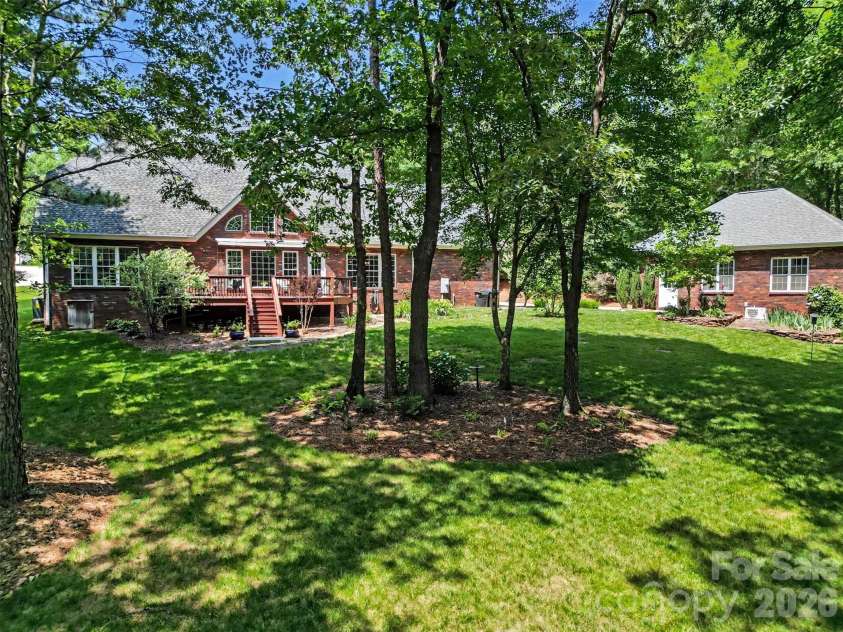 1233 Silver Arrow Court, Fort Mill, SC 29715.  MLS# CAR4386403, YatesRealty ID 26430. Back yard view