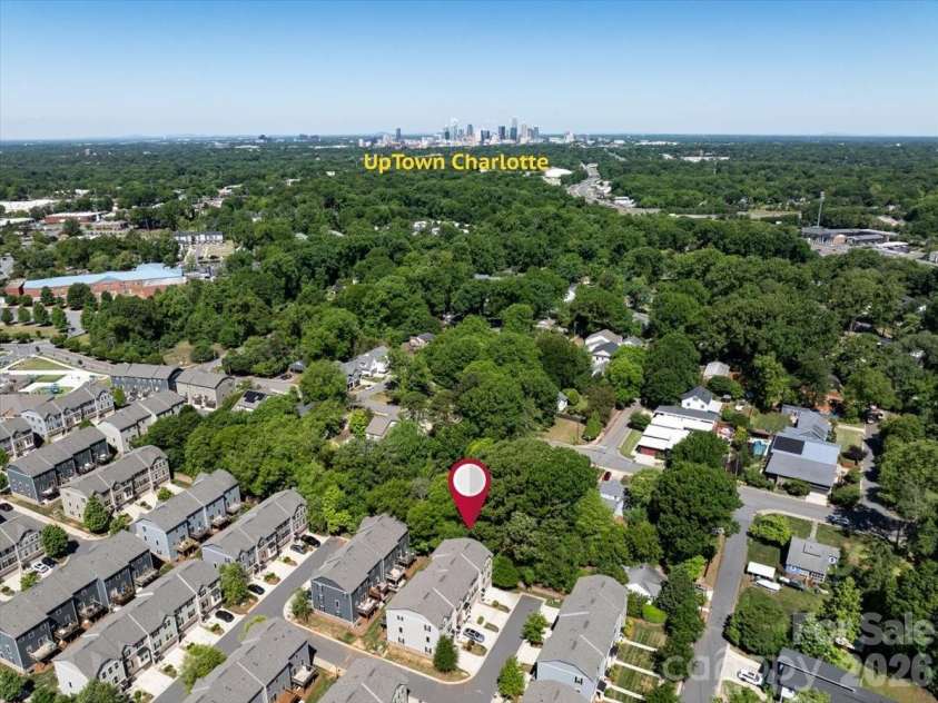 1641 Bark Branch Lane, Charlotte, NC 28205.  MLS# CAR4378680, YatesRealty ID 26433. 