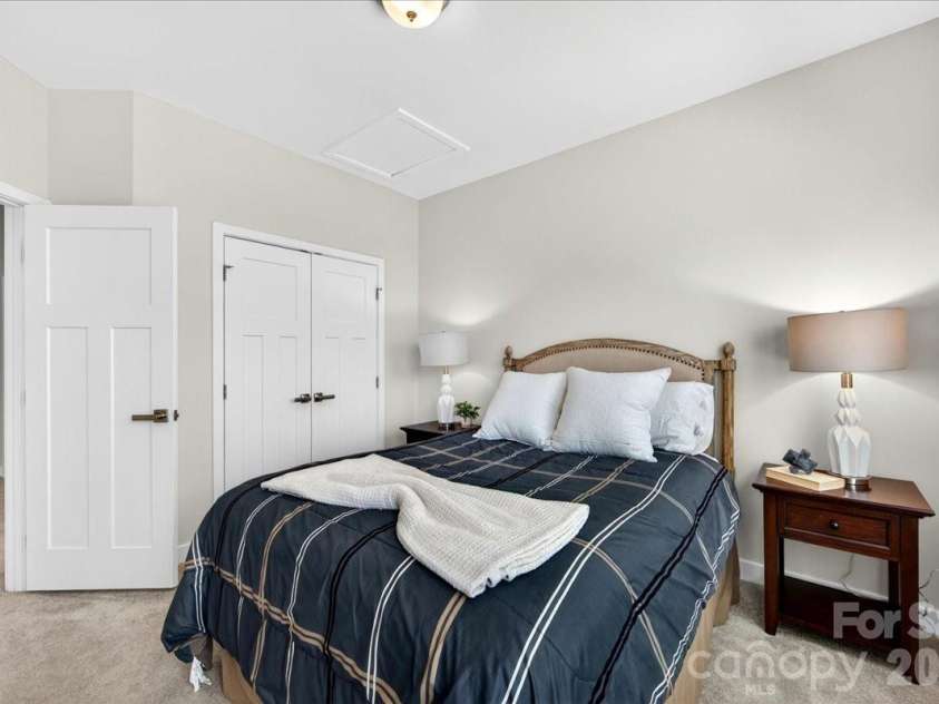1641 Bark Branch Lane, Charlotte, NC 28205.  MLS# CAR4378680, YatesRealty ID 26433. Upper Level - Secondary Bedroom 1
