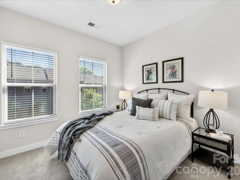 1641 Bark Branch Lane, Charlotte, NC 28205.  MLS# CAR4378680, YatesRealty ID 26433. Upper Level - Secondary Bedroom 2