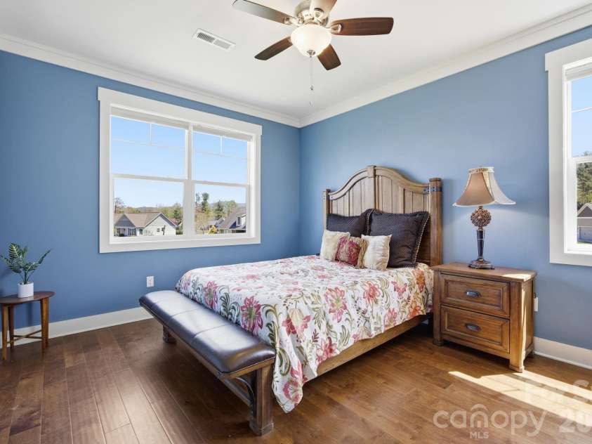 82 Blacksmith Run Drive, Hendersonville, NC 28792.  MLS# CAR4363924, YatesRealty ID 26434. Primary Bedroom!