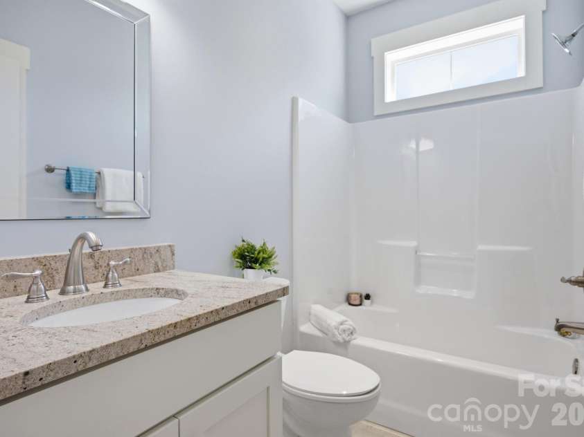 82 Blacksmith Run Drive, Hendersonville, NC 28792.  MLS# CAR4363924, YatesRealty ID 26434. Second full bath, with tub!