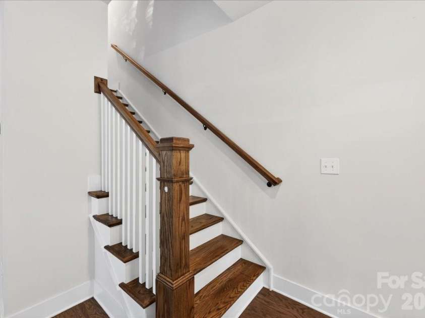 334 Armour Street, Davidson, NC 28036.  MLS# CAR4379254, YatesRealty ID 26445. Stairs to second level
