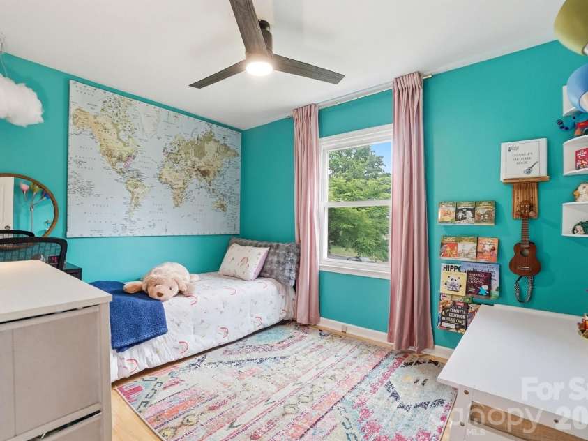 824 Riverwood Road, Charlotte, NC 28270.  MLS# CAR4386082, YatesRealty ID 26448. Bedroom 3