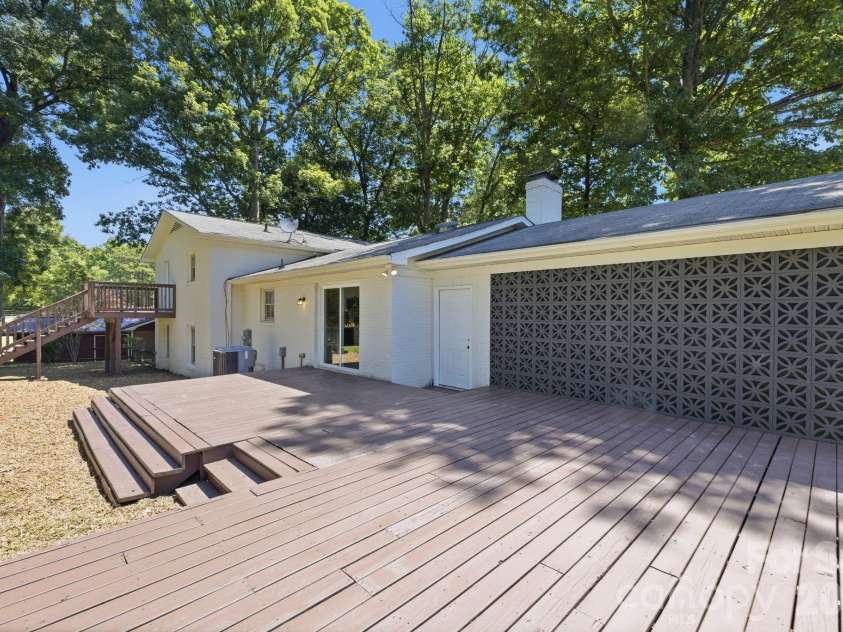 2168 Dartwood Drive, Concord, NC 28027.  MLS# CAR4383054, YatesRealty ID 26460. Rear Deck