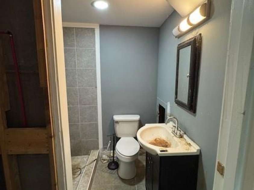 2116 Dana Place, Shelby, NC 28152.  MLS# CAR4270955, YatesRealty ID 26466. Bathroom in the basement )unpermitted)