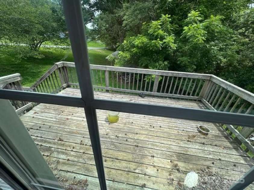 2116 Dana Place, Shelby, NC 28152.  MLS# CAR4270955, YatesRealty ID 26466. Deck outside of primary bed