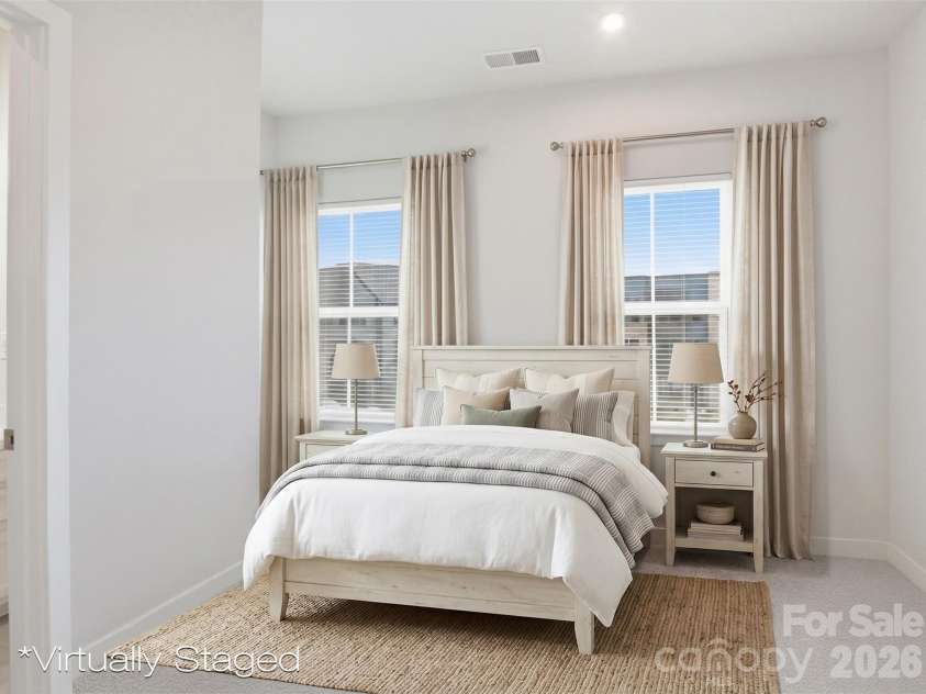 3616 Masonboro Street, Charlotte, NC 28206.  MLS# CAR4386585, YatesRealty ID 26468. 3rd floor bedroom - virtually staged