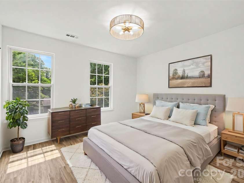 8129 Park Vista Circle, Charlotte, NC 28226.  MLS# CAR4384890, YatesRealty ID 26471. Bedroom 2 *Virtually Staged*
