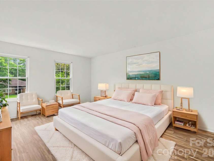 8129 Park Vista Circle, Charlotte, NC 28226.  MLS# CAR4384890, YatesRealty ID 26471. Primary Bedroom *Virtually Staged*