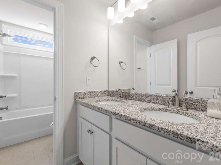 411 Hickory View Drive, Rock Hill, SC 29732.  MLS# CAR4416534, YatesRealty ID 26478. Hallway Bathroom (Upstairs)