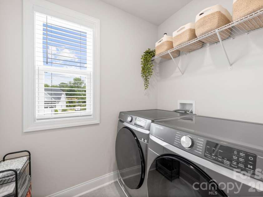 411 Hickory View Drive, Rock Hill, SC 29732.  MLS# CAR4416534, YatesRealty ID 26478. Laundry Room Upstairs