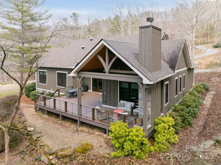 28 Woodland Aster Way, Asheville, NC 28804.  MLS# CAR4212425, YatesRealty ID 26479. Back exterior view of home