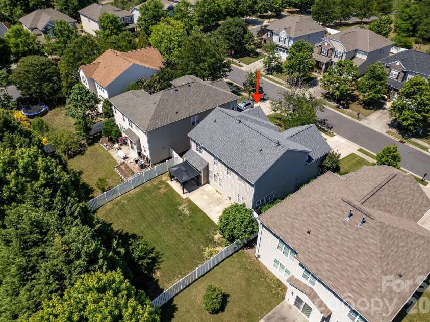 5110 Dragonfly Lane, Charlotte, NC 28277.  MLS# CAR4382717, YatesRealty ID 26480. Aerial View