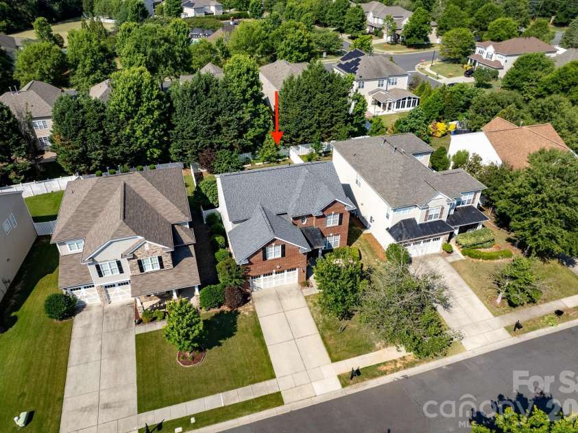 5110 Dragonfly Lane, Charlotte, NC 28277.  MLS# CAR4382717, YatesRealty ID 26480. Aerial View