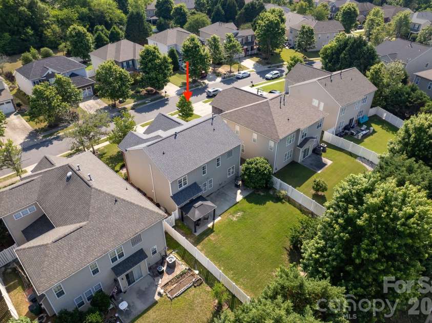5110 Dragonfly Lane, Charlotte, NC 28277.  MLS# CAR4382717, YatesRealty ID 26480. Aerial View