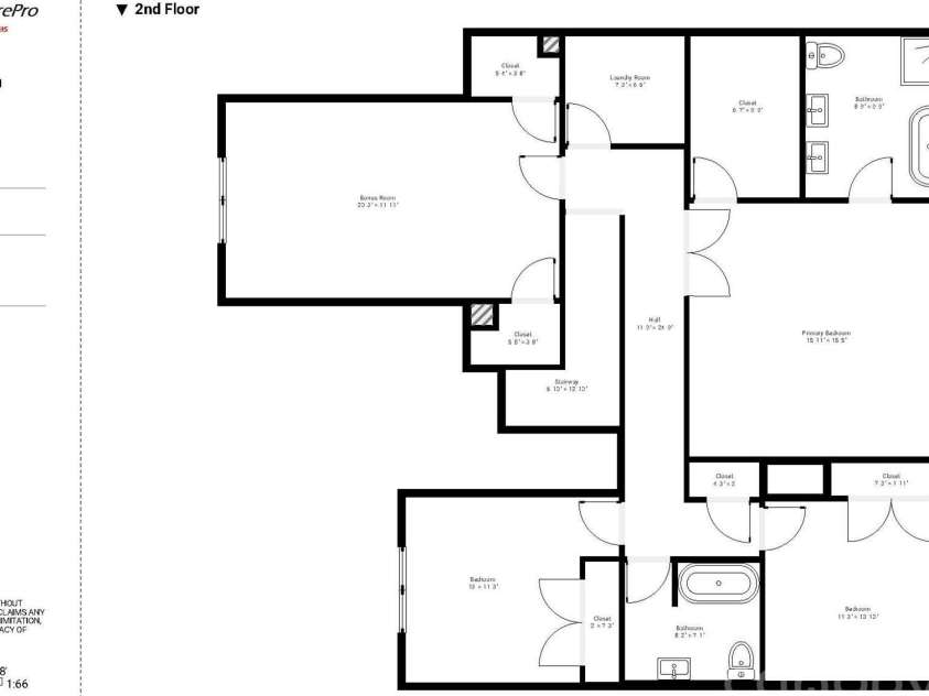 5110 Dragonfly Lane, Charlotte, NC 28277.  MLS# CAR4382717, YatesRealty ID 26480. Second Floor Plan