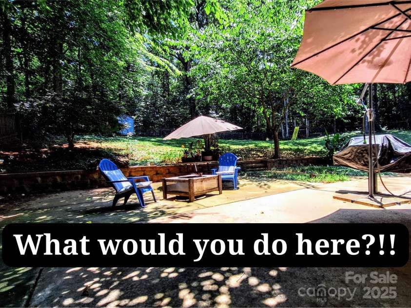 3616 Fair Oaks Place, Concord, NC 28027.  MLS# CAR4275596, YatesRealty ID 26485. This could be your very peaceful backyard!