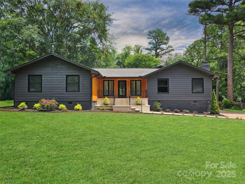 4901 Pine Ridge Road, Charlotte, NC 28226.  MLS# CAR4278391, YatesRealty ID 26490. Twilight Enhanced
