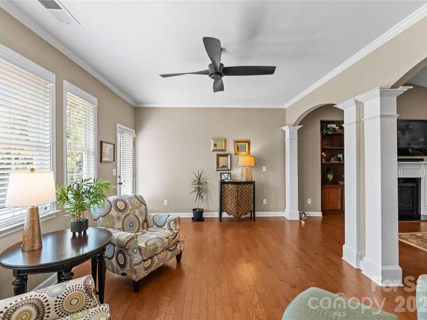 596 Rosemary Lane, Tega Cay, SC 29708.  MLS# CAR4359622, YatesRealty ID 26497. Sun room