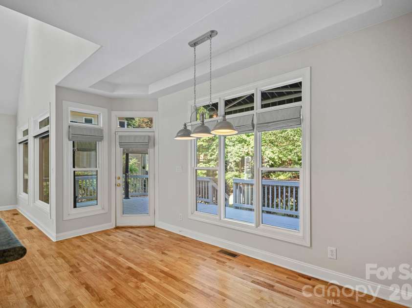 3889 Granite Street, Terrell, NC 28682.  MLS# CAR4367523, YatesRealty ID 26502. Breakfast Room has views overlooking the backyard gardens