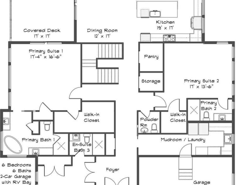 49 Al Dorf Drive, Weaverville, NC 28787.  MLS# CAR4372663, YatesRealty ID 26504. Main Level Floorplan