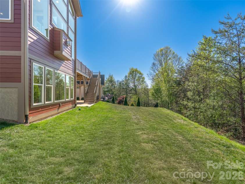 49 Al Dorf Drive, Weaverville, NC 28787.  MLS# CAR4372663, YatesRealty ID 26504. Private Backyard