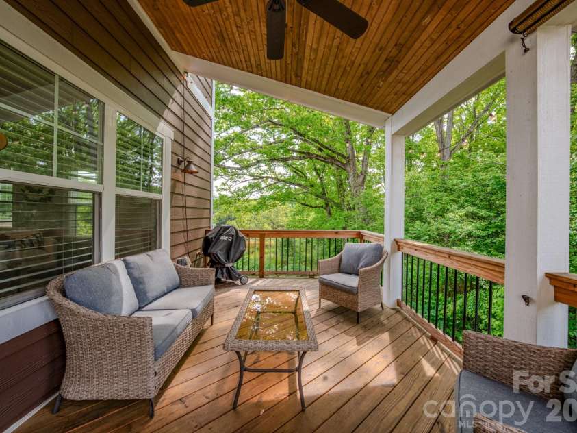15 Tudor Way, Black Mountain, NC 28711.  MLS# CAR4379206, YatesRealty ID 26511. Back deck