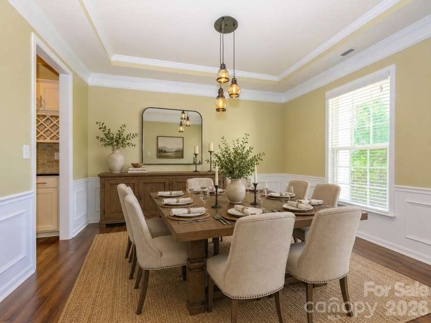 15788 Reynolds Drive, Indian Land, SC 29707.  MLS# CAR4381137, YatesRealty ID 26515. Dining Room virtual Staged