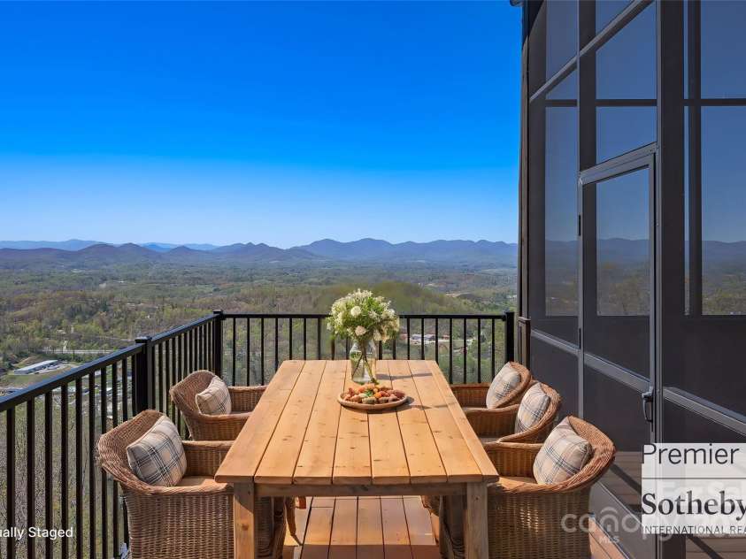 179 Serenity Ridge Trail, Asheville, NC 28804.  MLS# CAR4241868, YatesRealty ID 26520. Side Deck - Virtual Staging