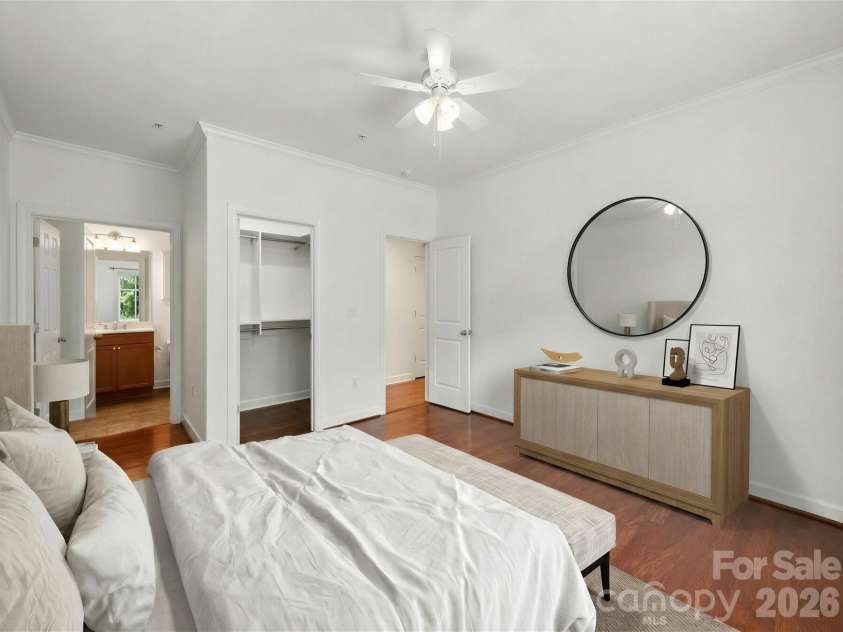 1903 Kenilworth Avenue, Charlotte, NC 28203.  MLS# CAR4406478, YatesRealty ID 26521. Primary bedroom, virtually staged
